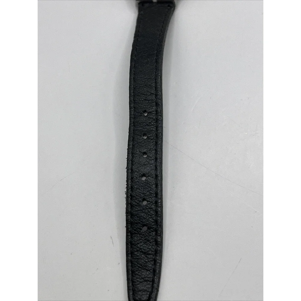 Roven Dino Paris Design Women's Quartz Watch 24mm Case Black‎ Band- New Battery
